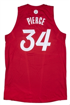 2016 Paul Pierce Game Used Los Angeles Clippers Christmas Day Jersey Used on 12/25/16 - Final Season! (MeiGray)